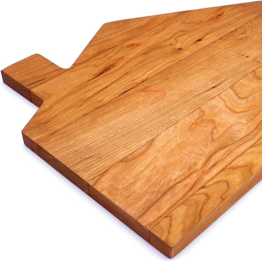 J.K. Adams Novelty Cabin Cheese Board, 16" x 12" x .8" Cherry